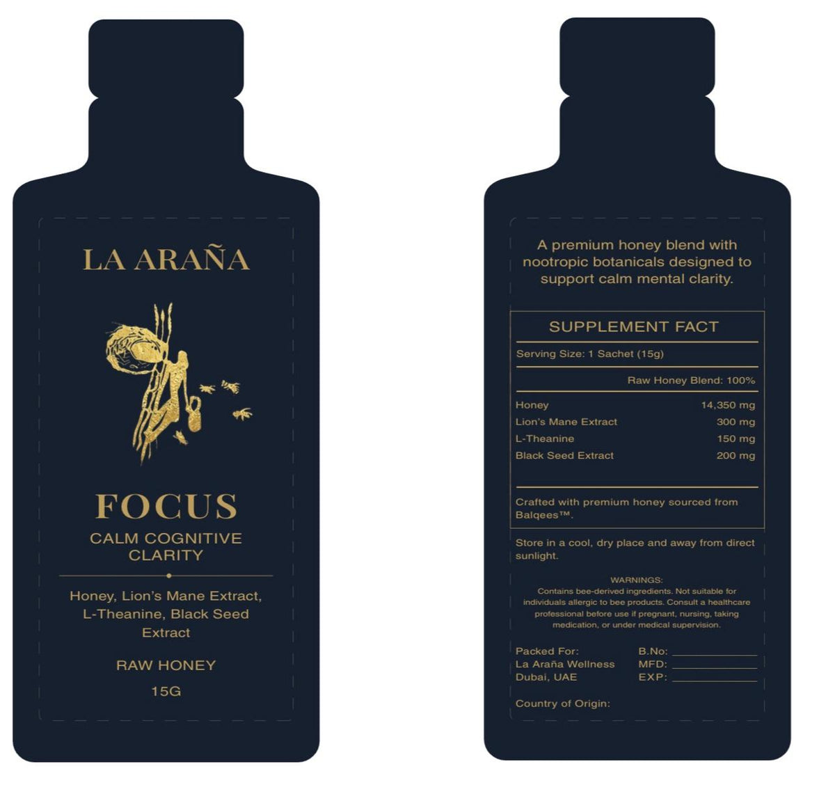 La Araña Focus – Calm Cognitive Clarity